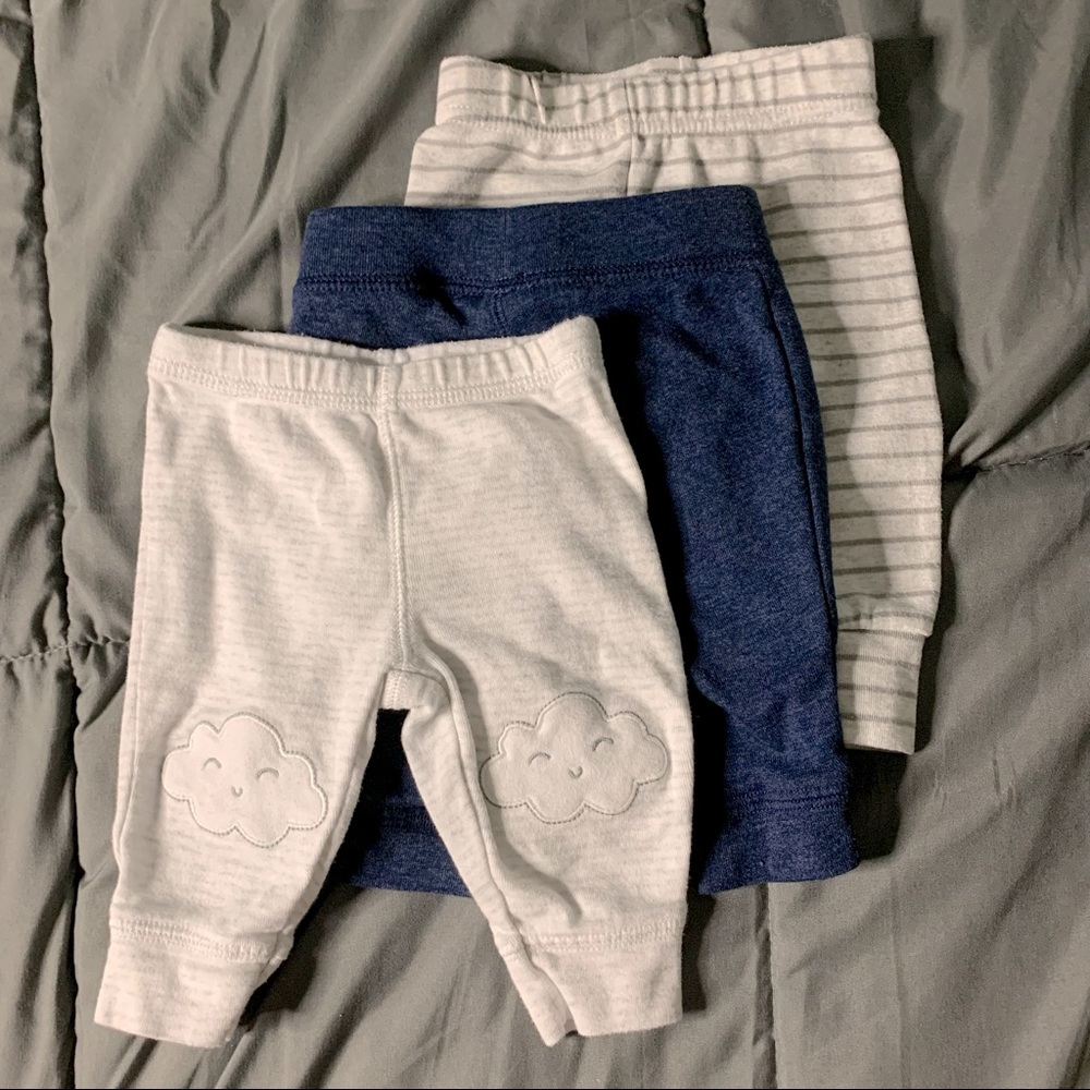 Baby Boy 3pk Cotton Bottoms